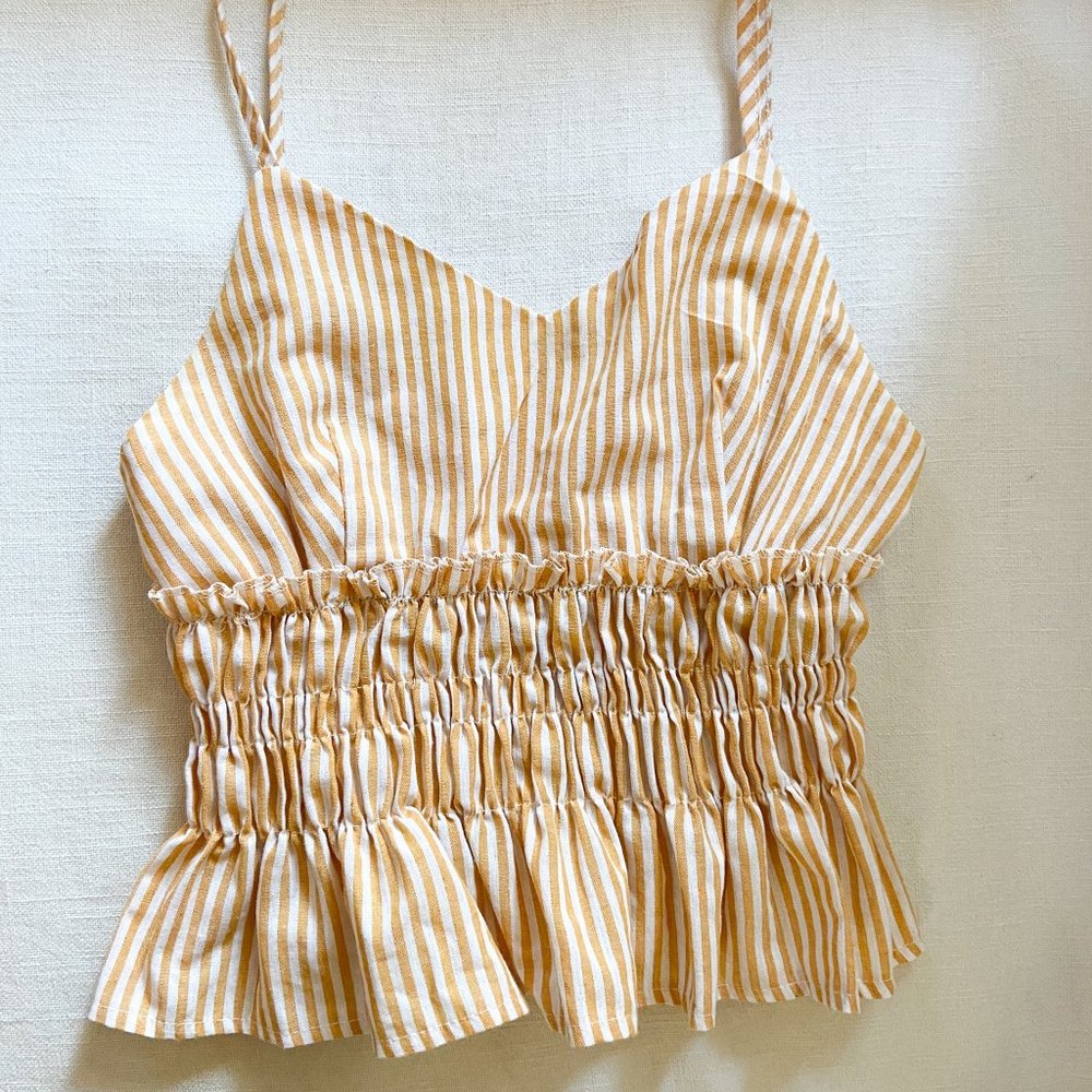 Shein Yellow Tank Top